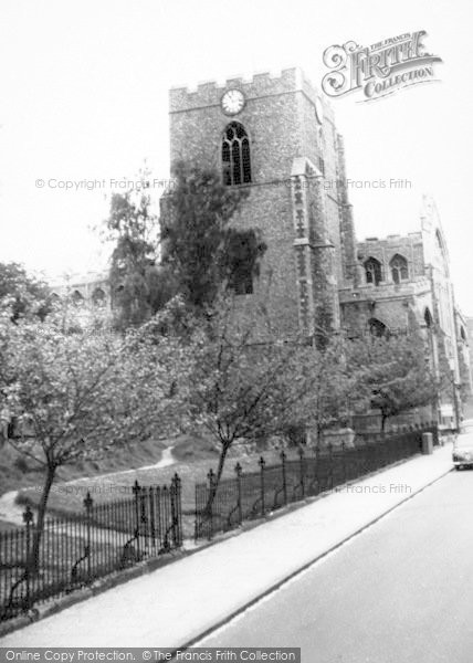Photo of Bury St Edmunds, St Mary's Church c.1965