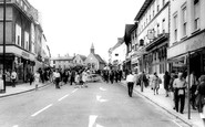 Bury St Edmunds, the Butter Market c1965