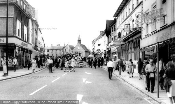 Photo of Bury St Edmunds, the Butter Market c1965