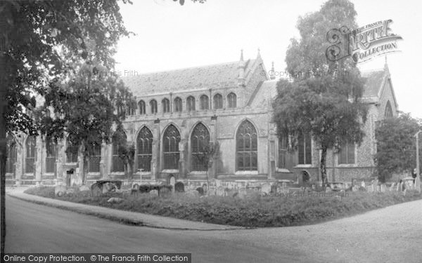 Photo of Bury St Edmunds, The Cathedral Church c.1955