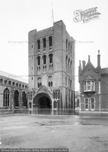 Photo of Bury St Edmunds, The Norman Tower c.1950