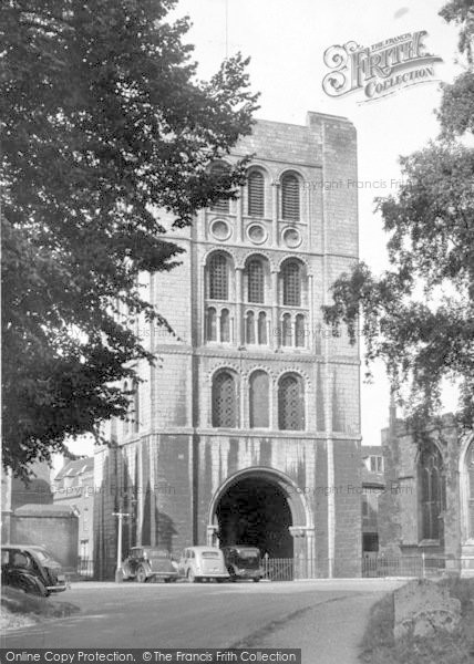 Photo of Bury St Edmunds, The Norman Tower c.1955