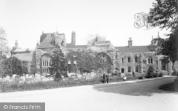 West Front Of Abbey Church c.1900, Bury St Edmunds