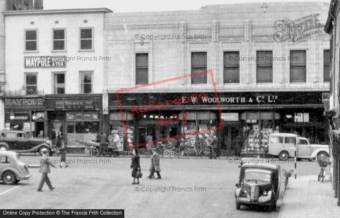 Photo of Bury St Edmunds, Woolworth's, Cornhill c.1950