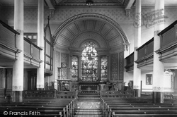 Bury, St John's Church interior 1895
