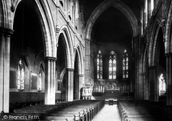 St Mary's Church Interior 1895, Bury