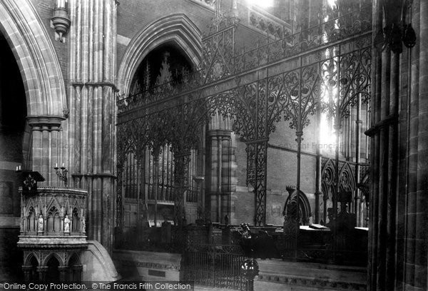 Photo of Bury, St Mary's Church, The Choir Screen 1902