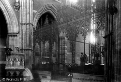 St Mary's Church, The Choir Screen 1902, Bury