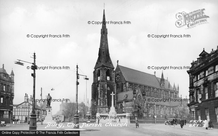 Photo of Bury, St Mary The Virgin Church c.1950