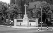 The War Memorial, Market Place c.1955, Bury
