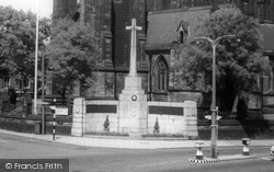 The War Memorial, Market Place c.1955, Bury