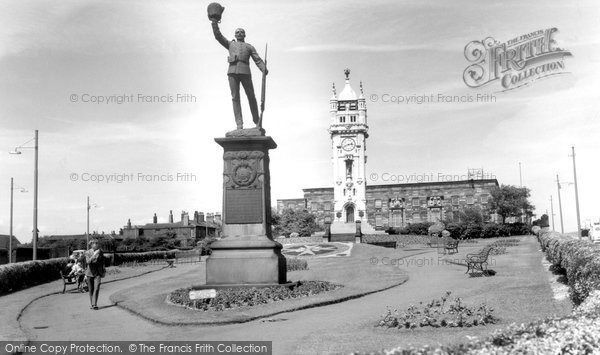 Photo of Bury, Town Hall And Clock Tower c.1955