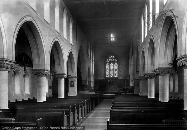 Photo of Bury, Walmersley Church Interior 1895