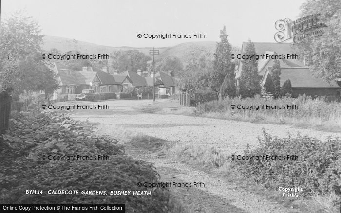 Photo of Bushey Heath, Caldecote Gardens c.1955