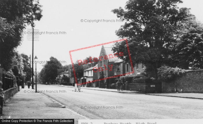 Photo of Bushey Heath, High Road c.1955
