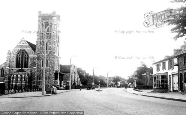 Photo of Bushey Heath, High Road c.1955