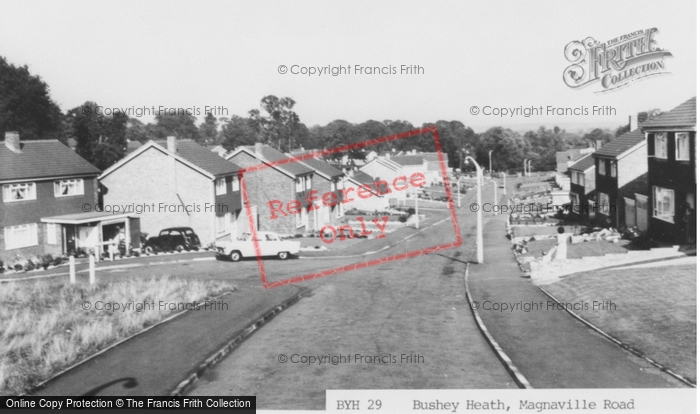 Photo of Bushey Heath, Magnaville Road c.1960