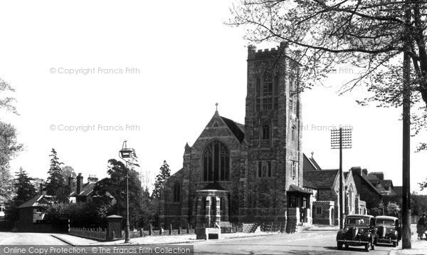 Photo of Bushey Heath, St Peter's Church c.1955