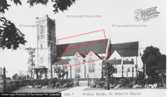 Photo of Bushey Heath, St Peter's Church c.1955