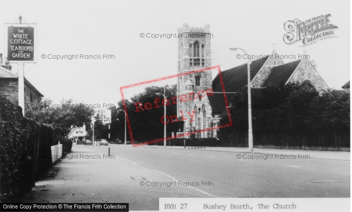 Photo of Bushey Heath, The Church c.1960