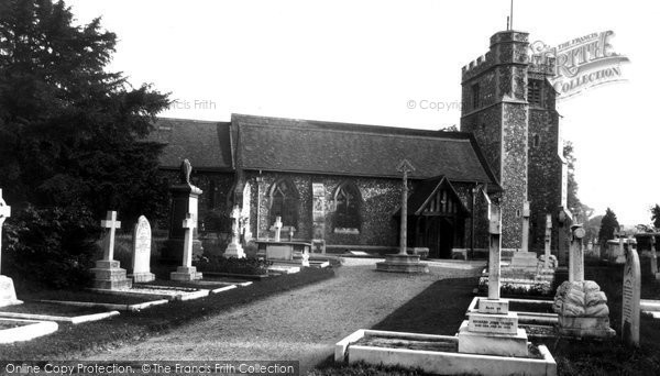 Photo of Bushey, Parish Church Of St James c.1955