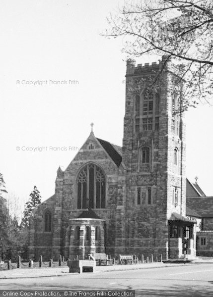 Photo of Bushey, St Peter's Church c.1955