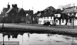 Bushey, the Pond and Coronation Arch 1953