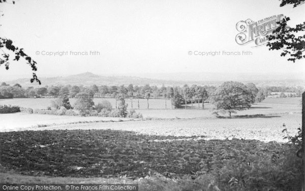 Photo of Butleigh, Glastonbury Tor From Brick Hill c.1955