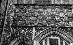 Butley Priory Facade, Heraldic Shields 1950, Butley