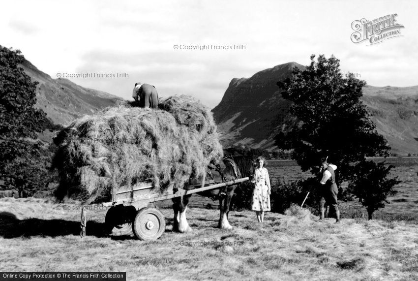 Buttermere, Haymaking c1955