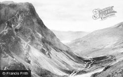 Honister Pass And Crag c.1900, Buttermere