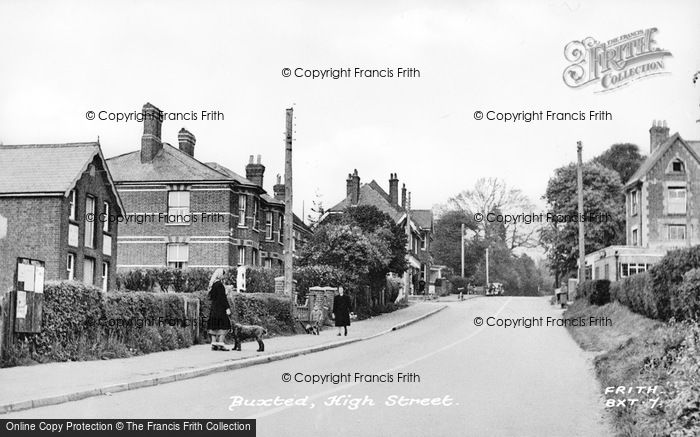 Photo of Buxted, High Street c.1955