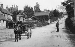 Horse And Trap In The Village 1904, Buxted