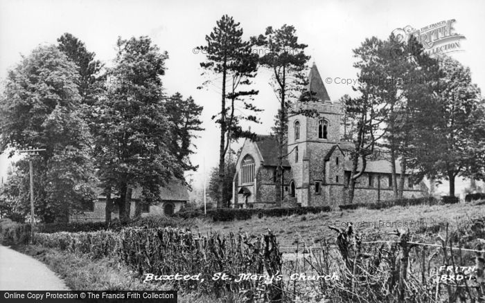 Photo of Buxted, St Mary's Church c.1955