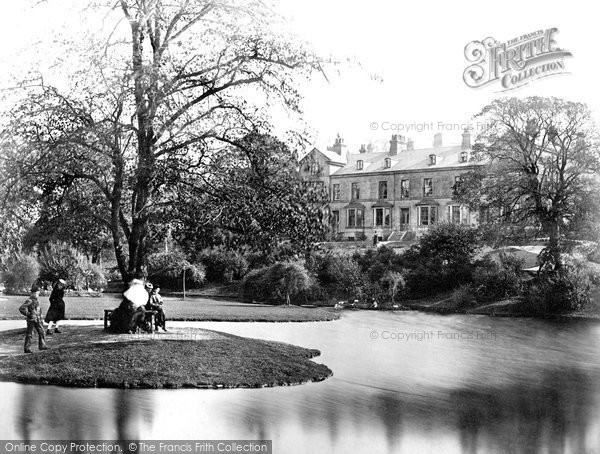 Photo of Buxton, Buxton Hall Gardens, The Island c.1862