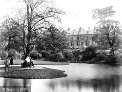 Buxton Hall Gardens, The Island c.1862, Buxton