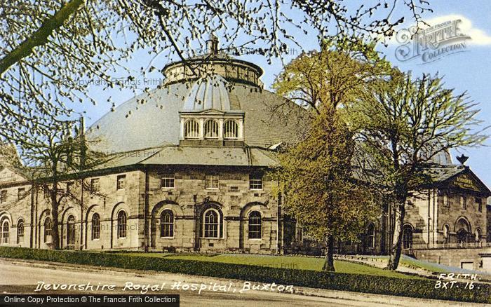 Photo of Buxton, Devonshire Royal Hospital c.1955