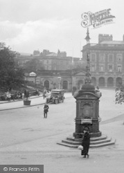 Fountain Beside The Crescent Hotel 1923, Buxton