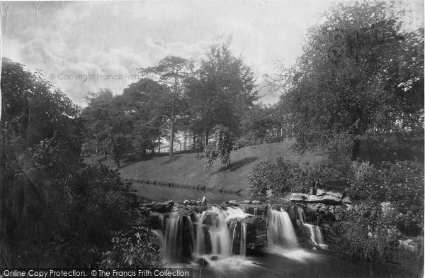 Photo of Buxton, Gardens, The Falls 1886