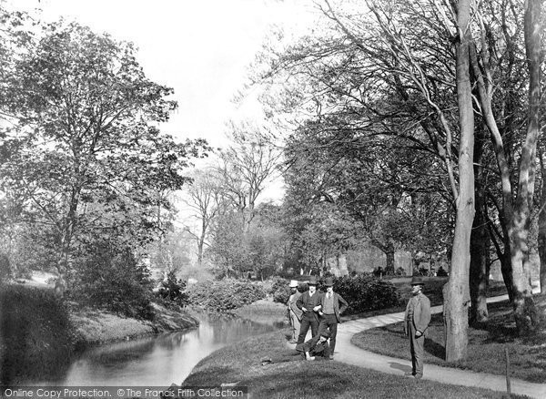 Photo of Buxton, Hall Gardens c.1865