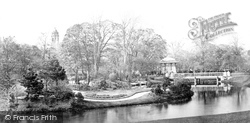 Pavilion Gardens And Bandstand c.1872, Buxton