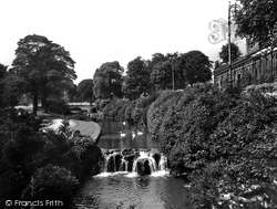 Pavilion Gardens, The Waterfall 1932, Buxton