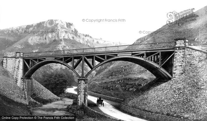Photo of Buxton, Railway Bridge Over The River Wye c.1872