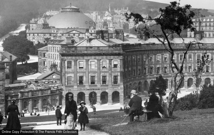 Photo of Buxton, The Crescent 1886