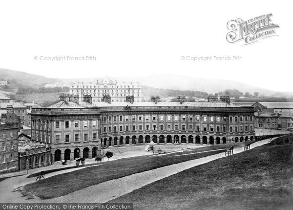 Photo of Buxton, The Crescent c.1864