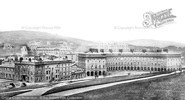 Photo of Buxton, The Crescent c.1872