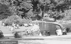 The Public In Pavilion Gardens c.1955, Buxton