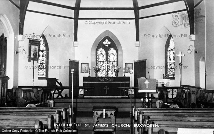 Photo of Buxworth, St James Church Interior c.1950