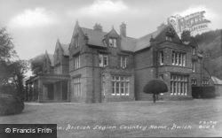 Crosfield House, British Legion Country Home c.1950, Bwlch