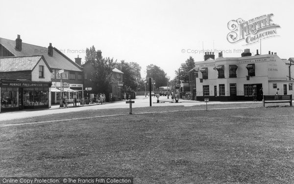 Photo of Byfleet, Plough Corner, High Road c.1960